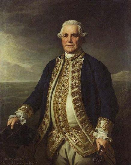 Nathaniel Dance Admiral Richard Edwards oil painting image